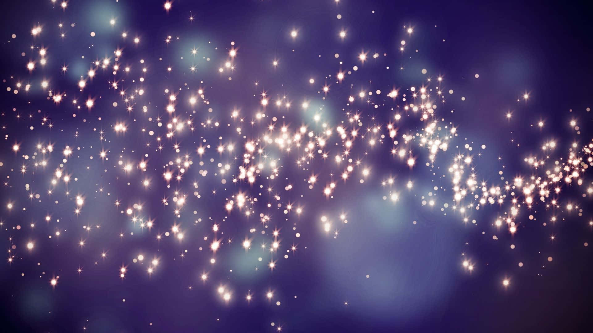 Shiny Purple Fireworks Background