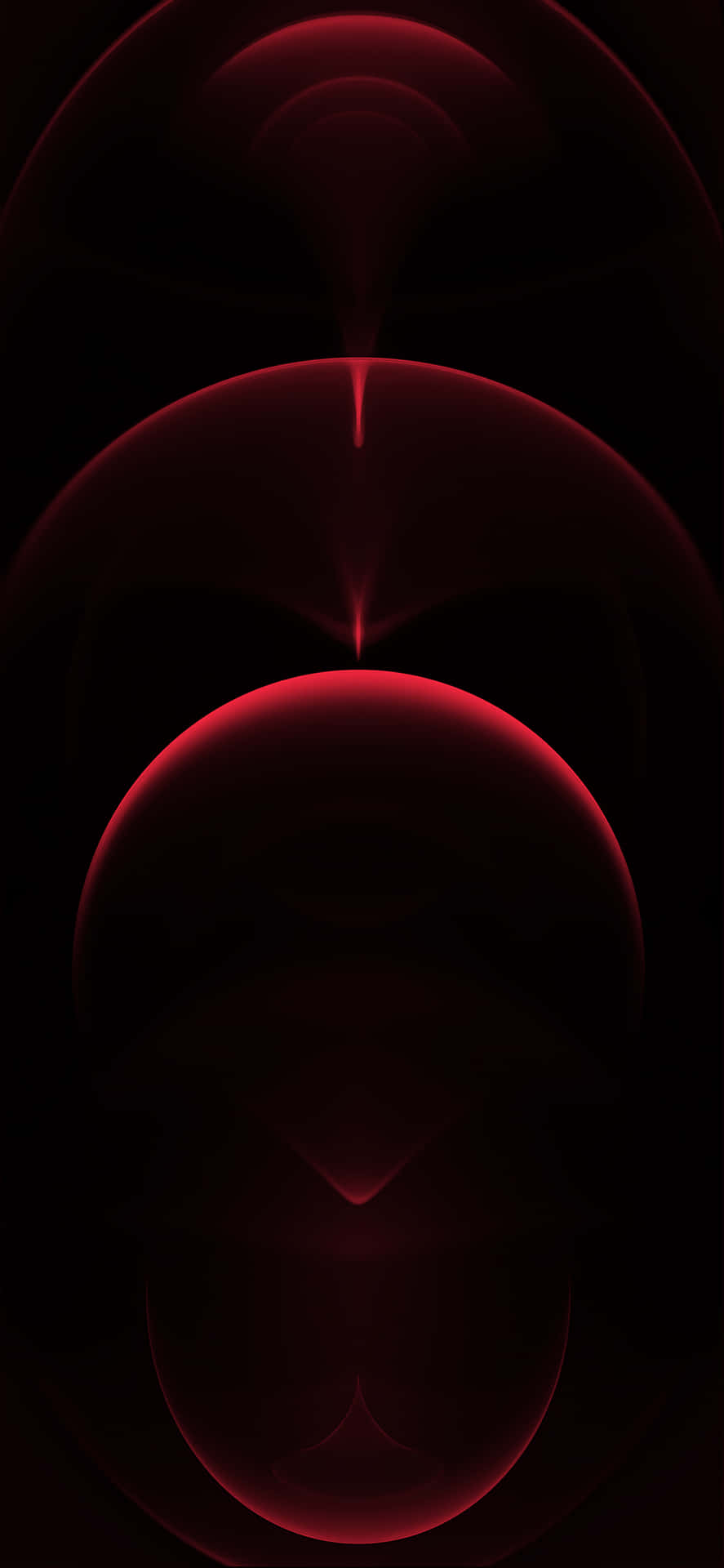 Shiny Red Orb Background