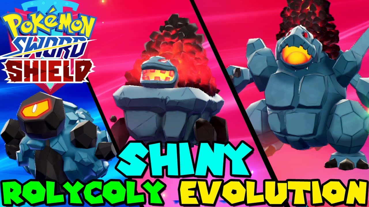 Shiny Rolycoly Evolution Background