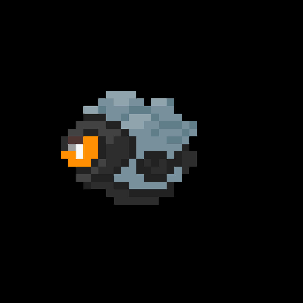 Shiny Rolycoly Pixel Art