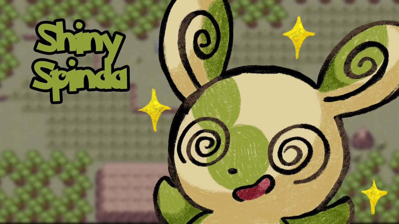 Shiny Spinda With Sparkles Background