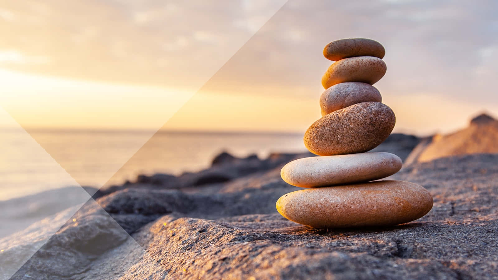 Shiny Stones Of Mindfulness Background