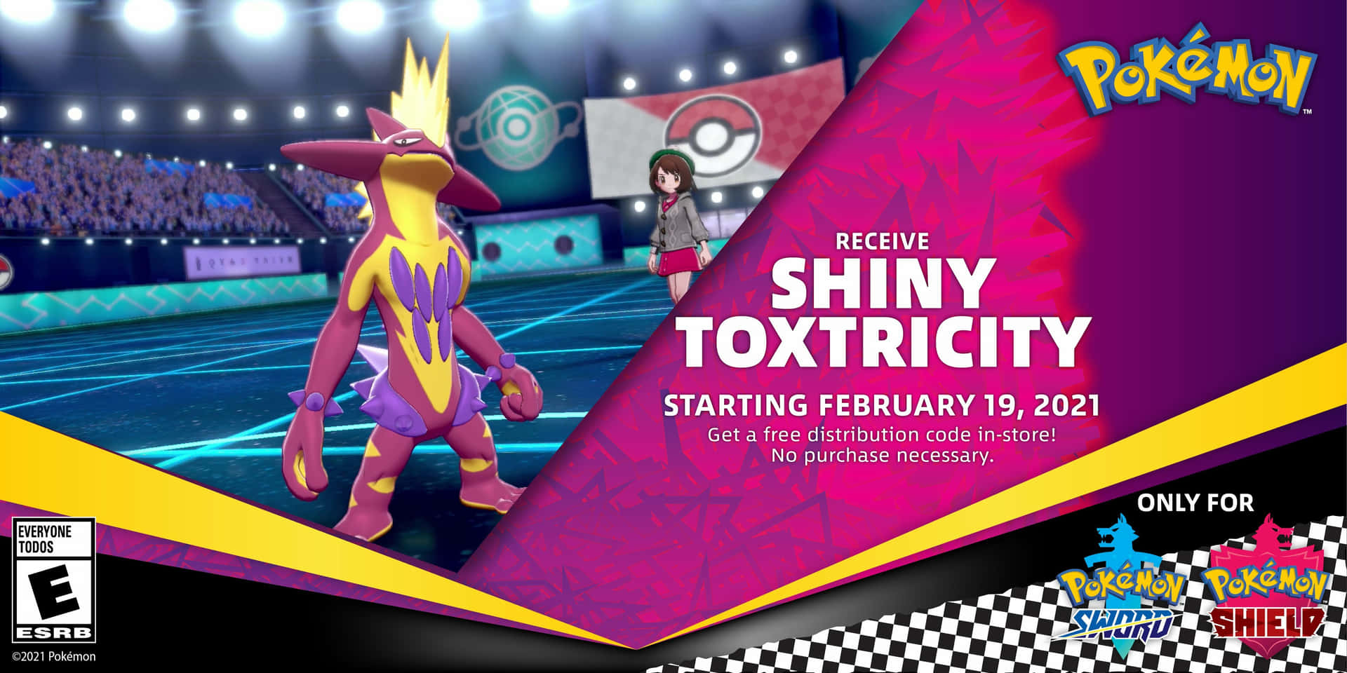 Shiny Toxtricity Promo Background