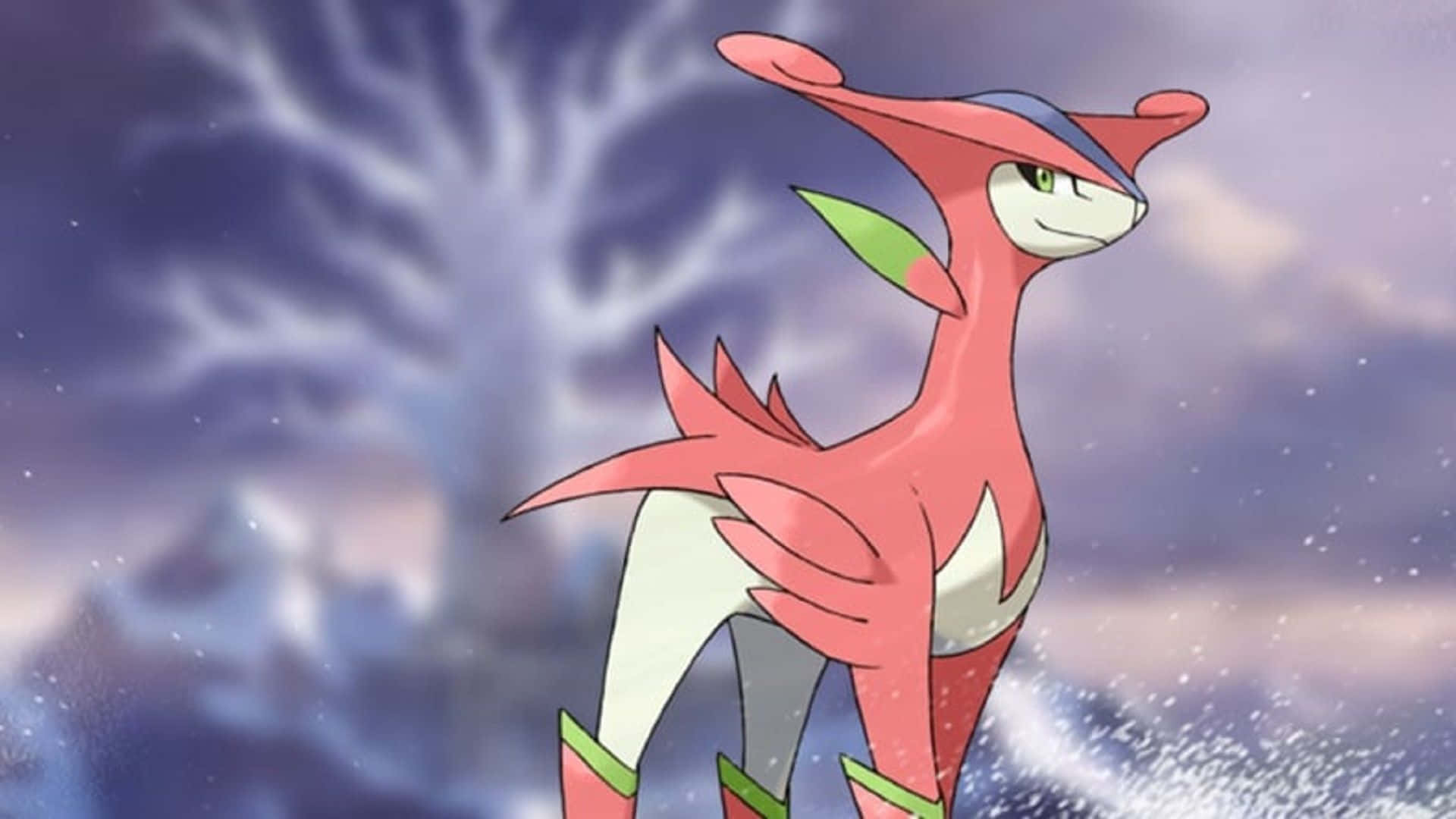 Shiny Virizion Desktop Background