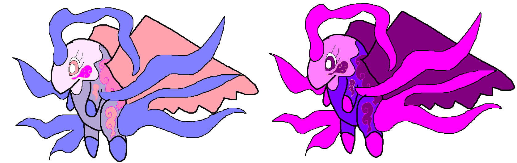 Shiny Winged Mega Musharna Background