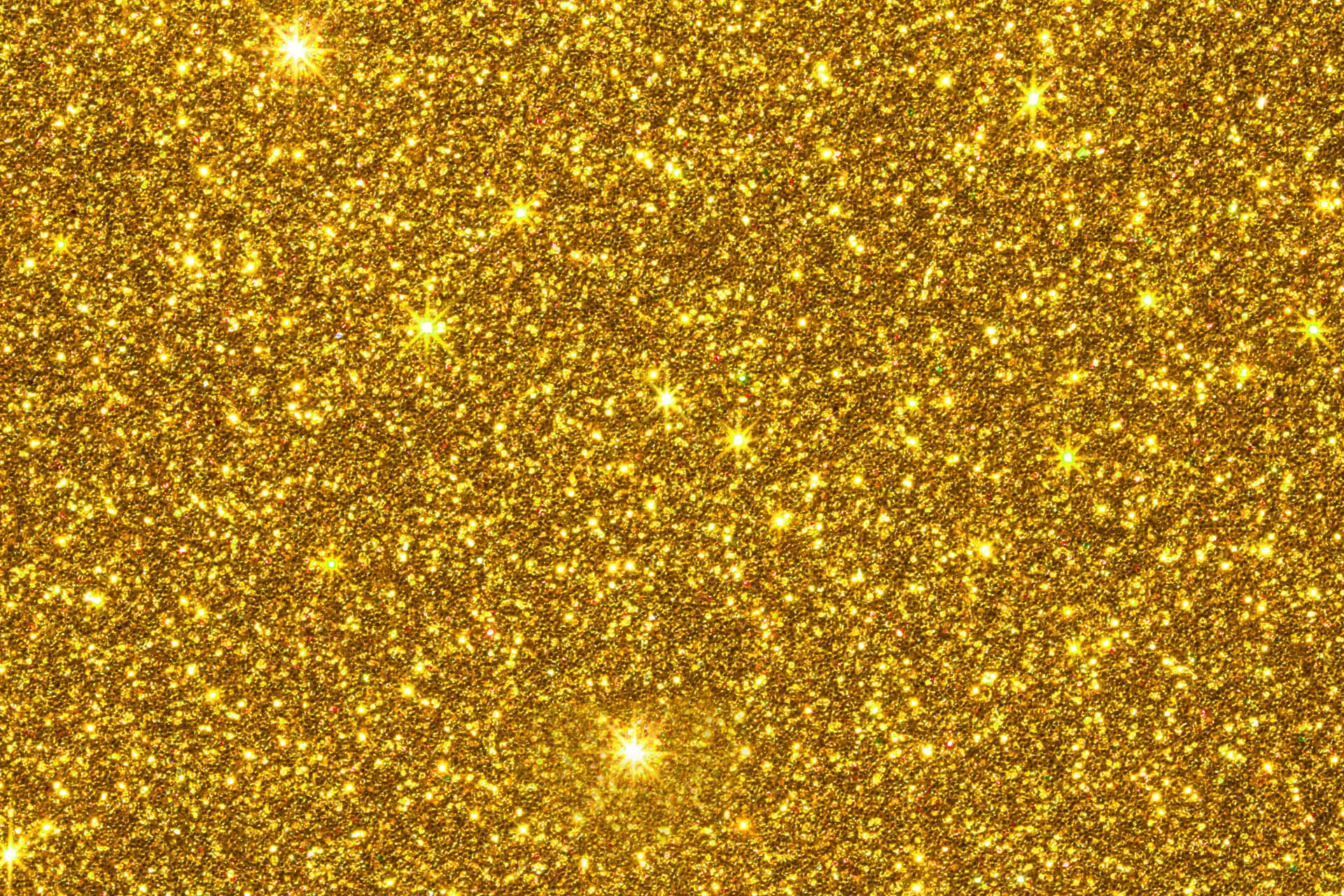 Shiny Yellow Glitter