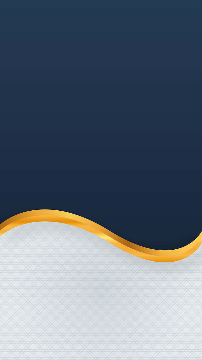 Shiny Yellow Wave Background