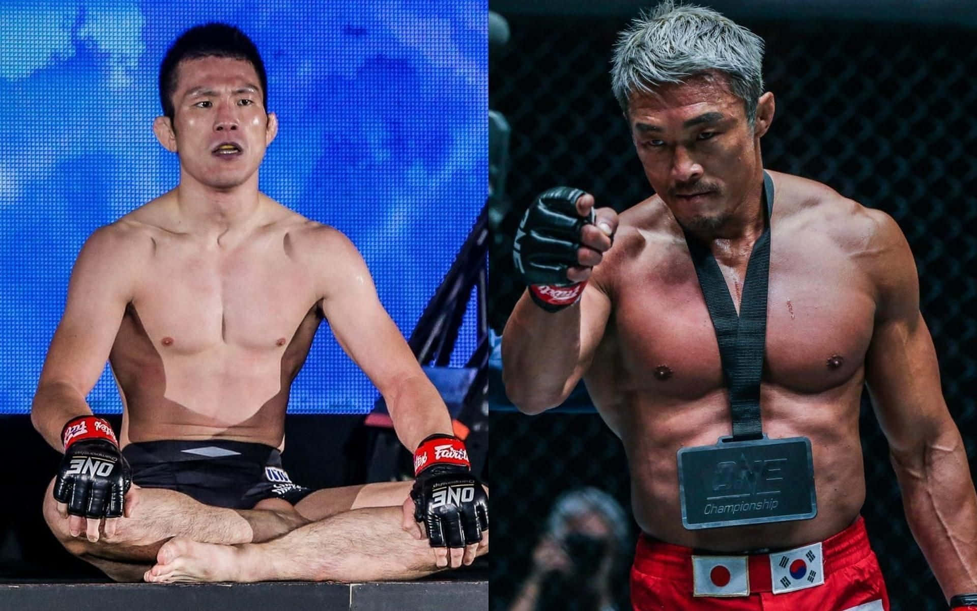 Shinya Aoki And Yoshihiro Akiyama Mma Legends Background