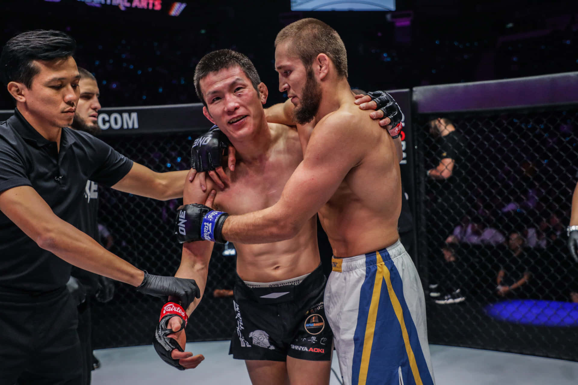 Shinya Aoki Loses To Zayed Izagakumaev Background