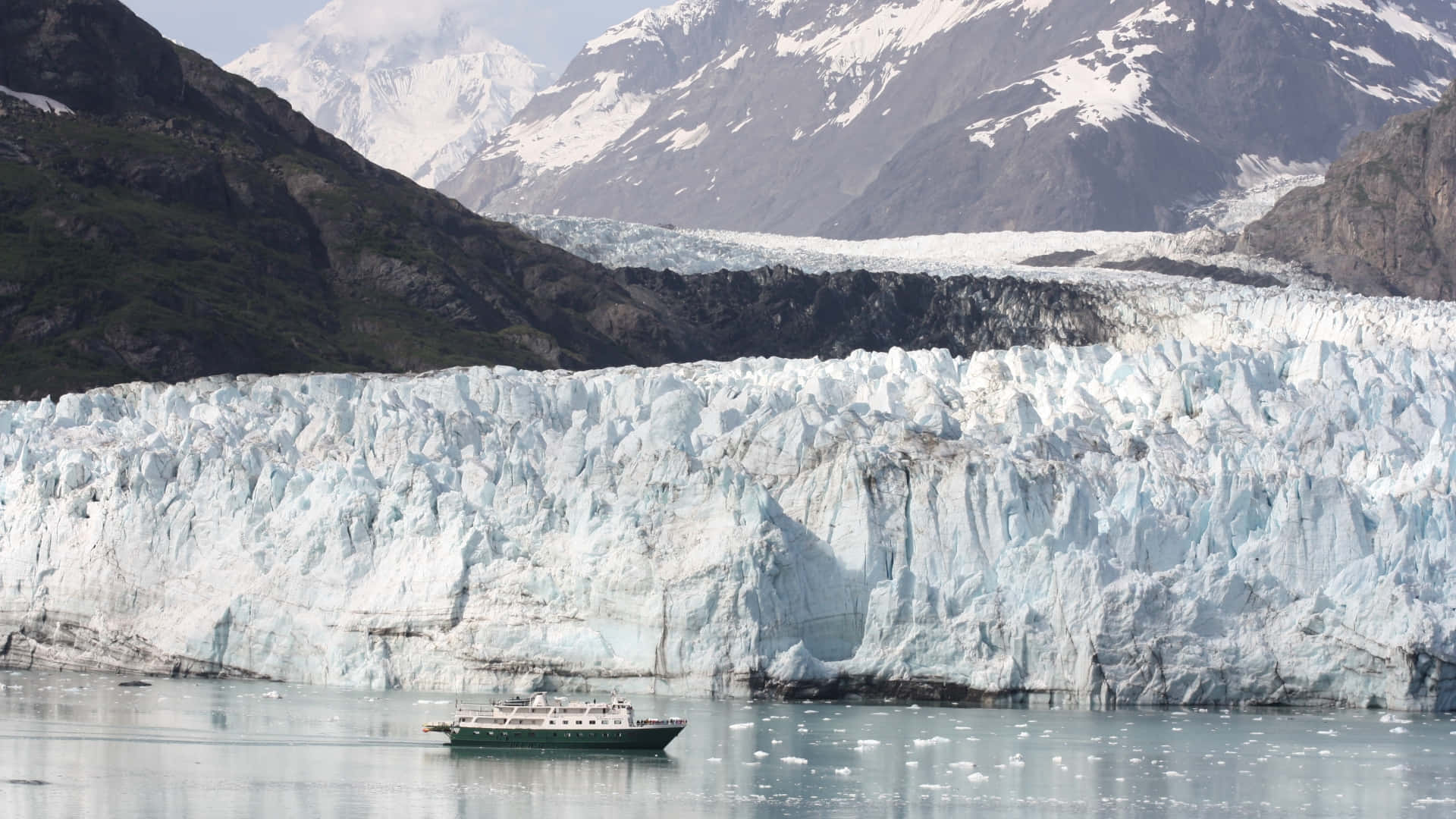 Ship On Glacier Bay National Park