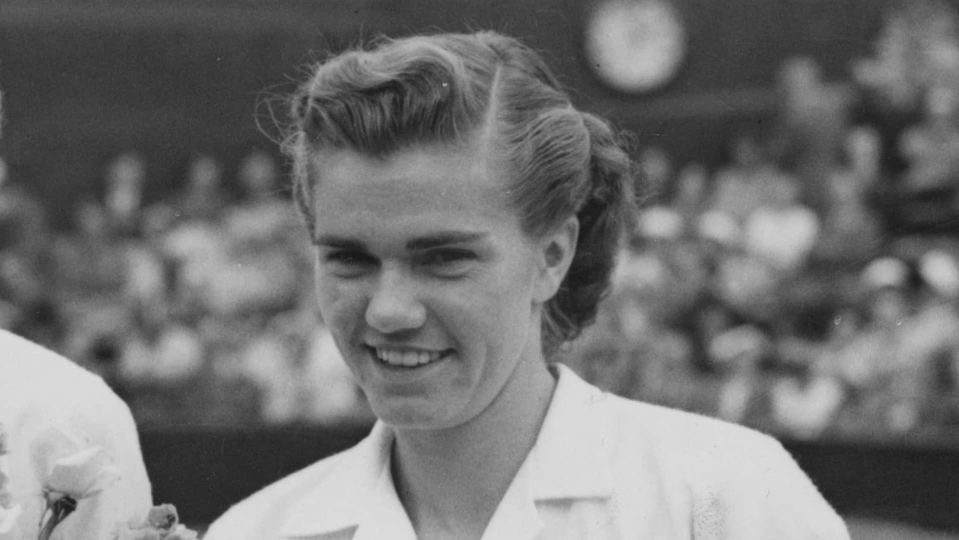 Shirley Fry Irvin Wimbledon Title Holder Background