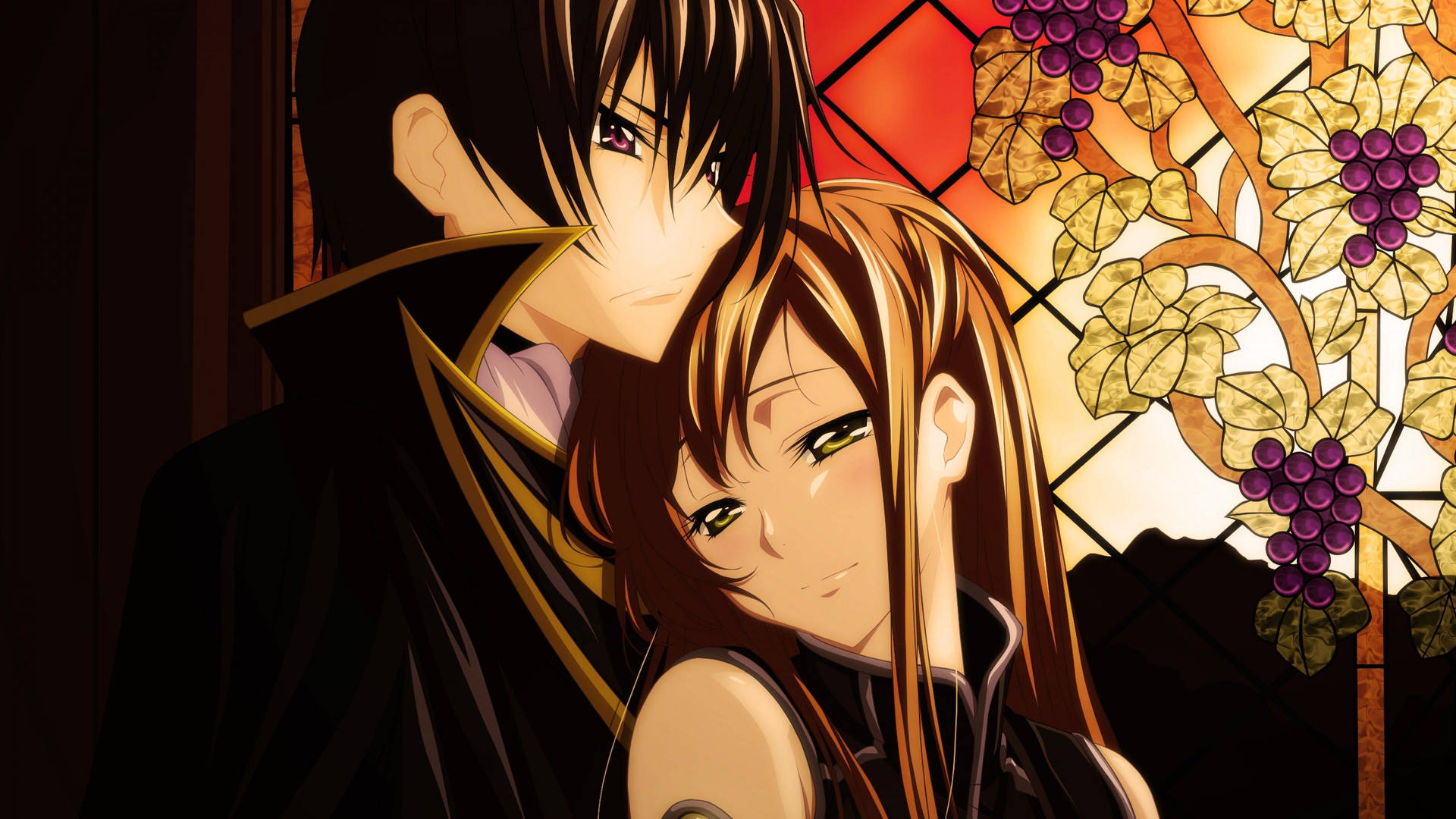 Shirley Leaning On Lelouch Lamperouge