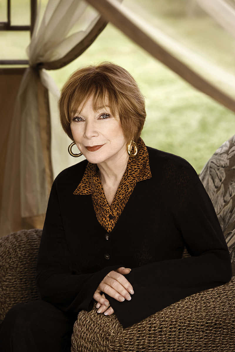 Shirley Maclaine Indoor Author Photo Background