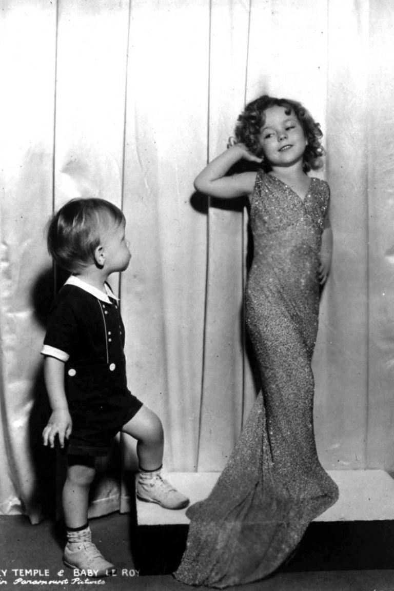Shirley Temple And Baby Boy Leroy