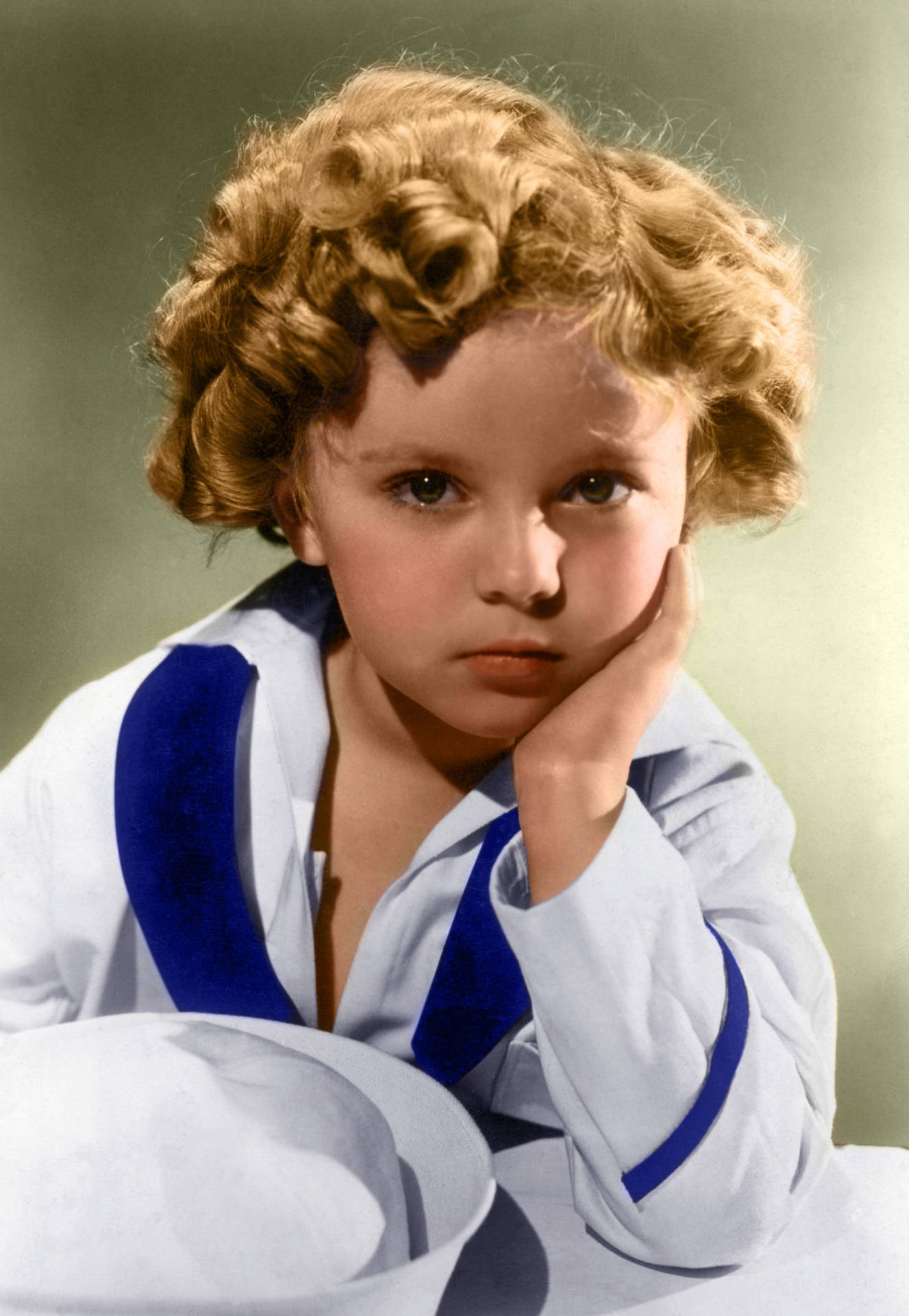 Shirley Temple In A Sailor Outfit Background