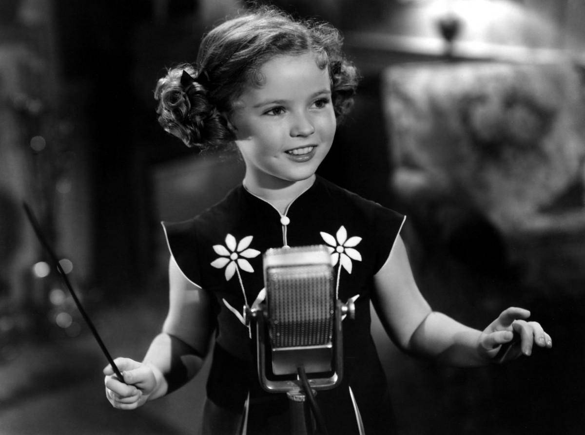 Shirley Temple In The Music Studio