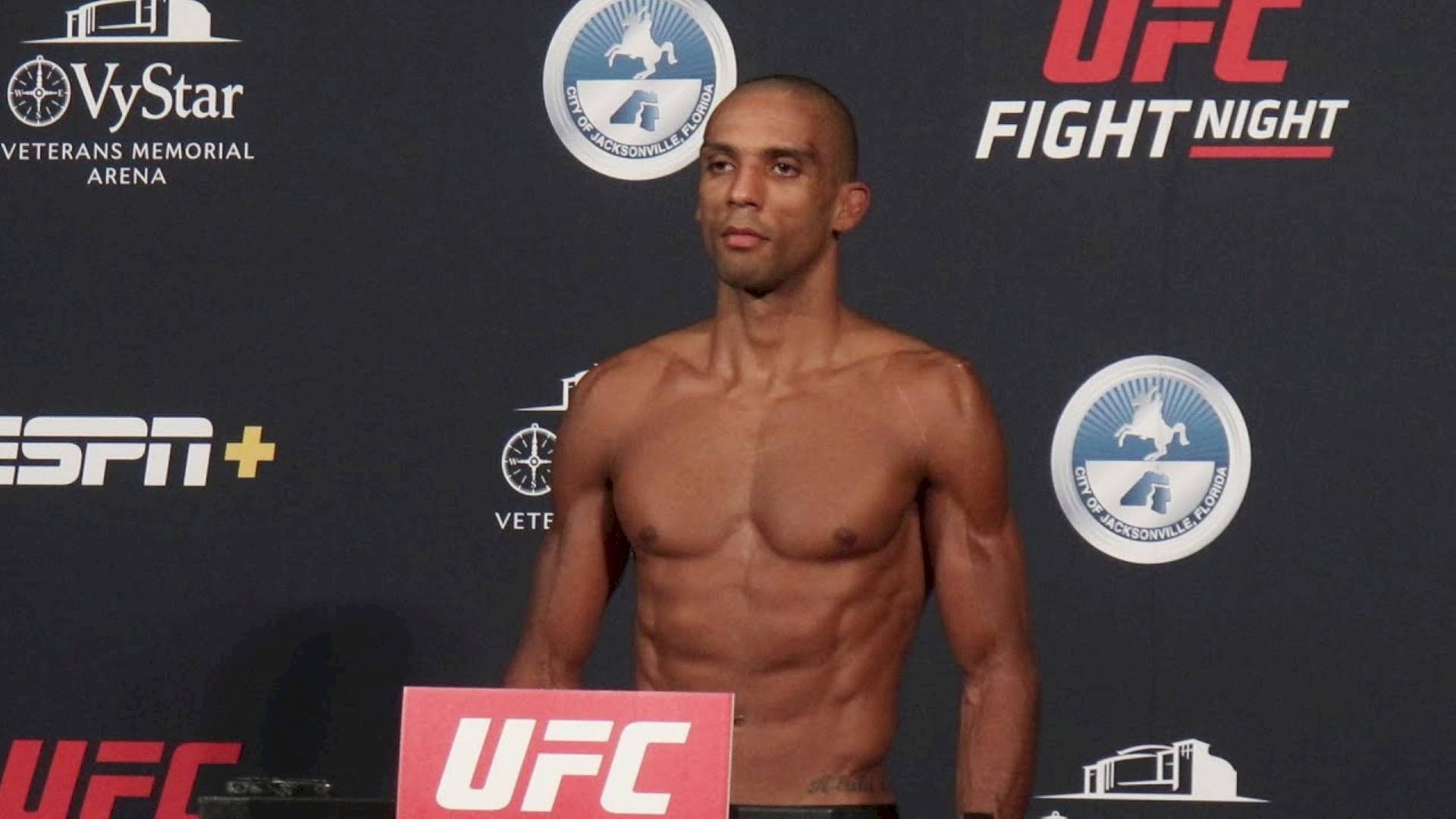 Shirtless Edson Barboza Background