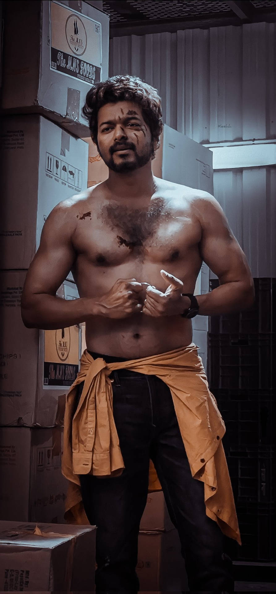 Shirtless Master Vijay Hd Background