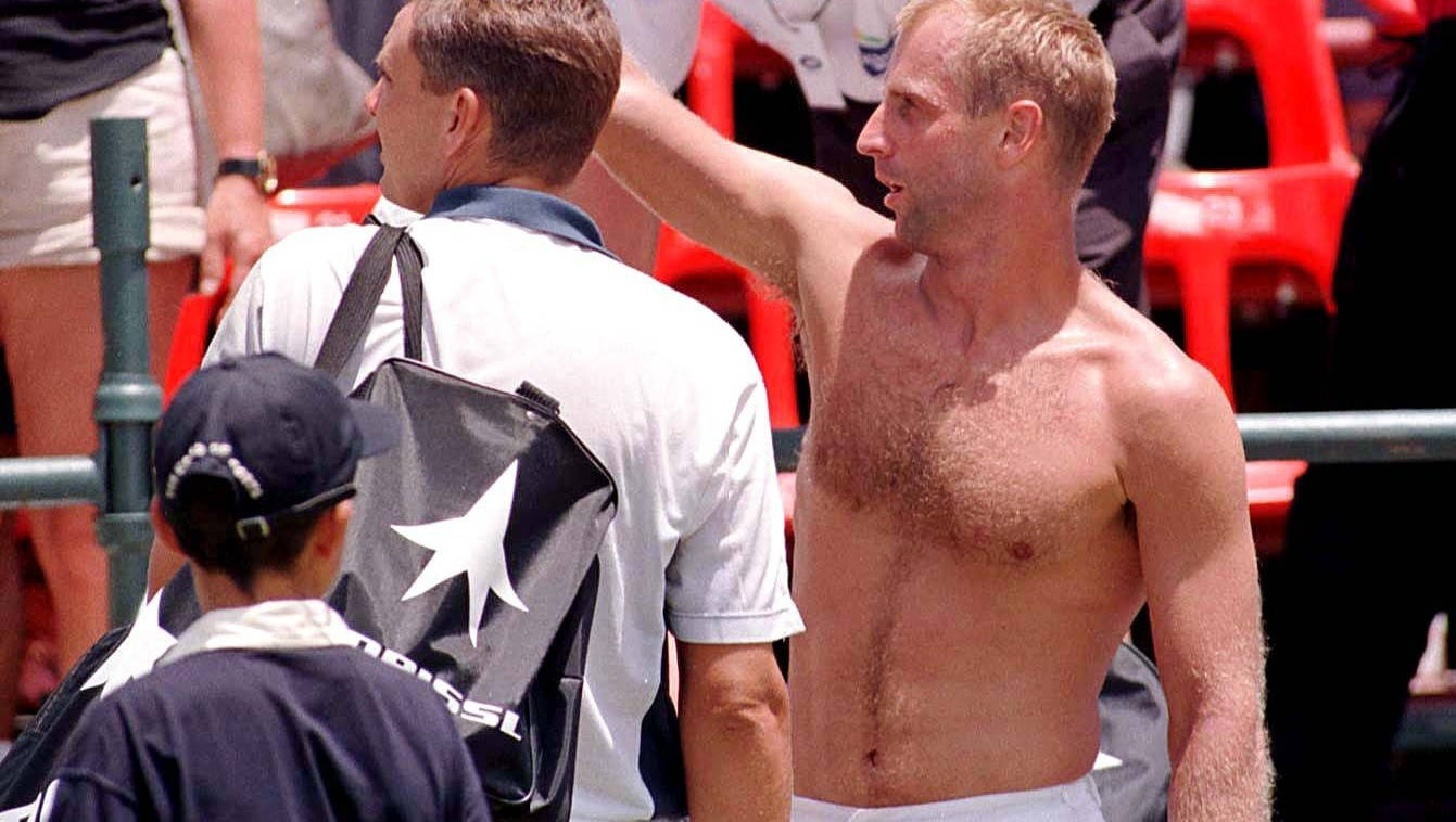 Shirtless Tennis Player Thomas Muster Background