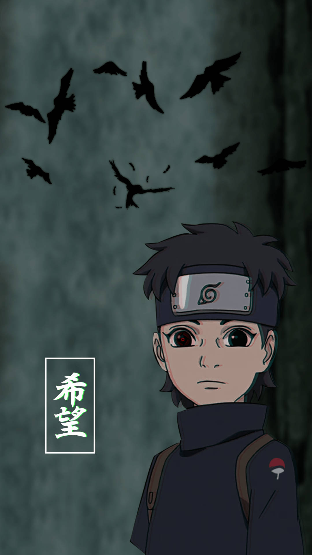 Shisui Uchiha Naruto Black Birds Background