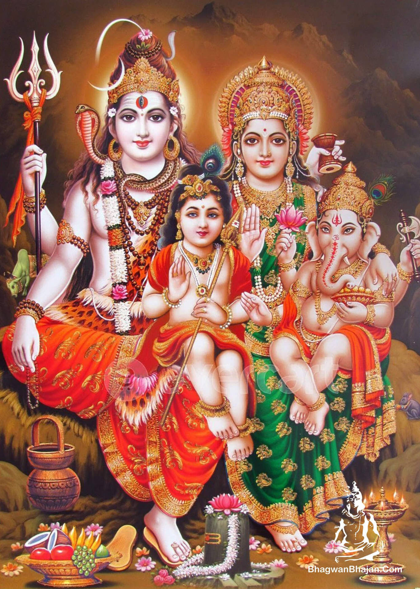 Shiv Shankar Family Members Hd Background