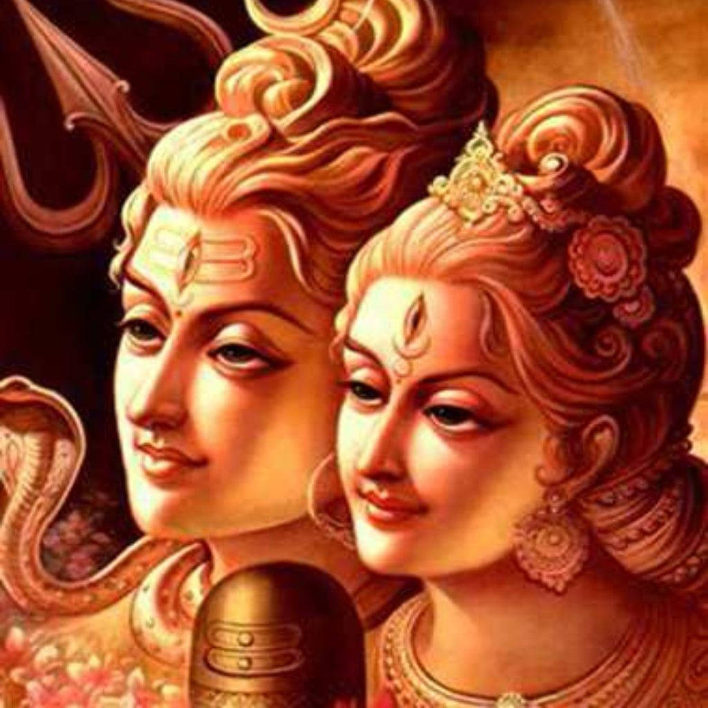 Shiva And Parvati Background
