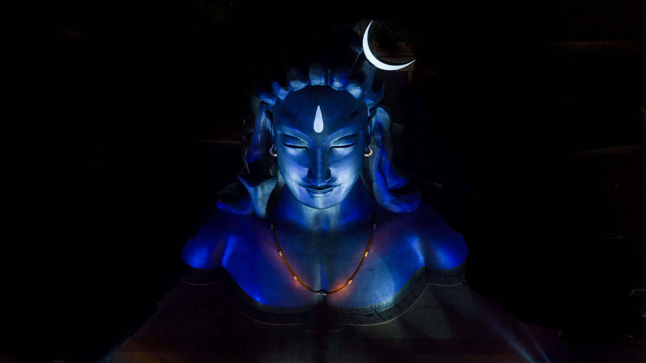 Shiva Black Statue Of Hindu God