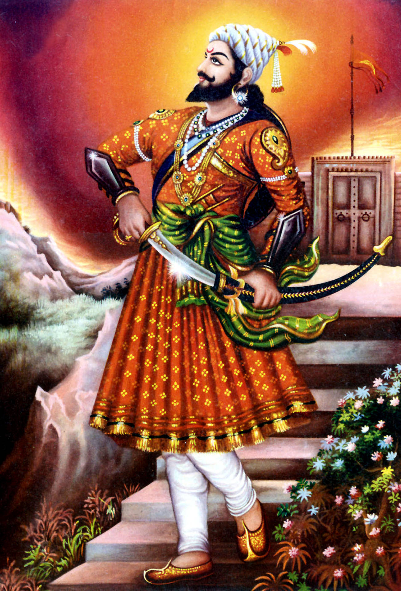 Shivaji Maharaj With Sword