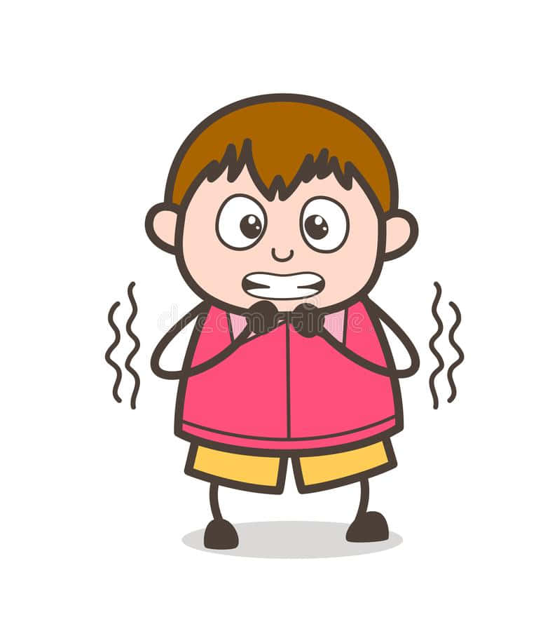 Shivering Boy In Pink [wallpaper] Background