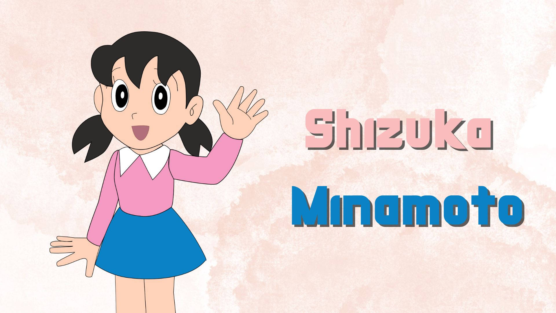 Shizuka Doraemon Pastel Pink