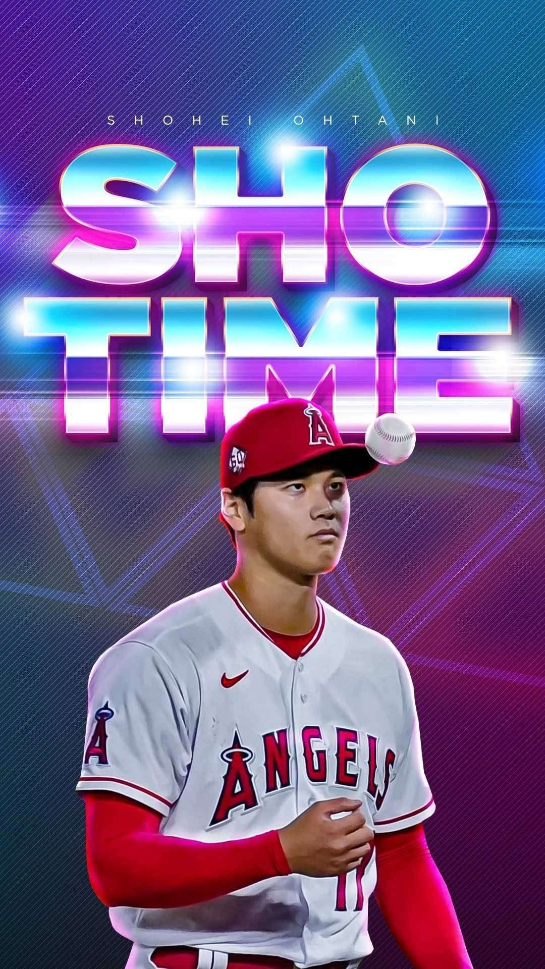 Sho-time Fanart For Shohei Ohtani Background