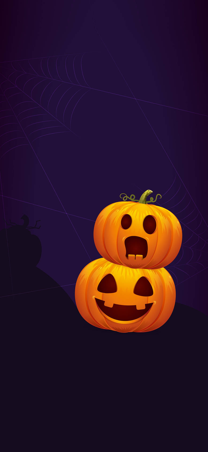 Shocked And Happy Pumpkin Halloween Iphone