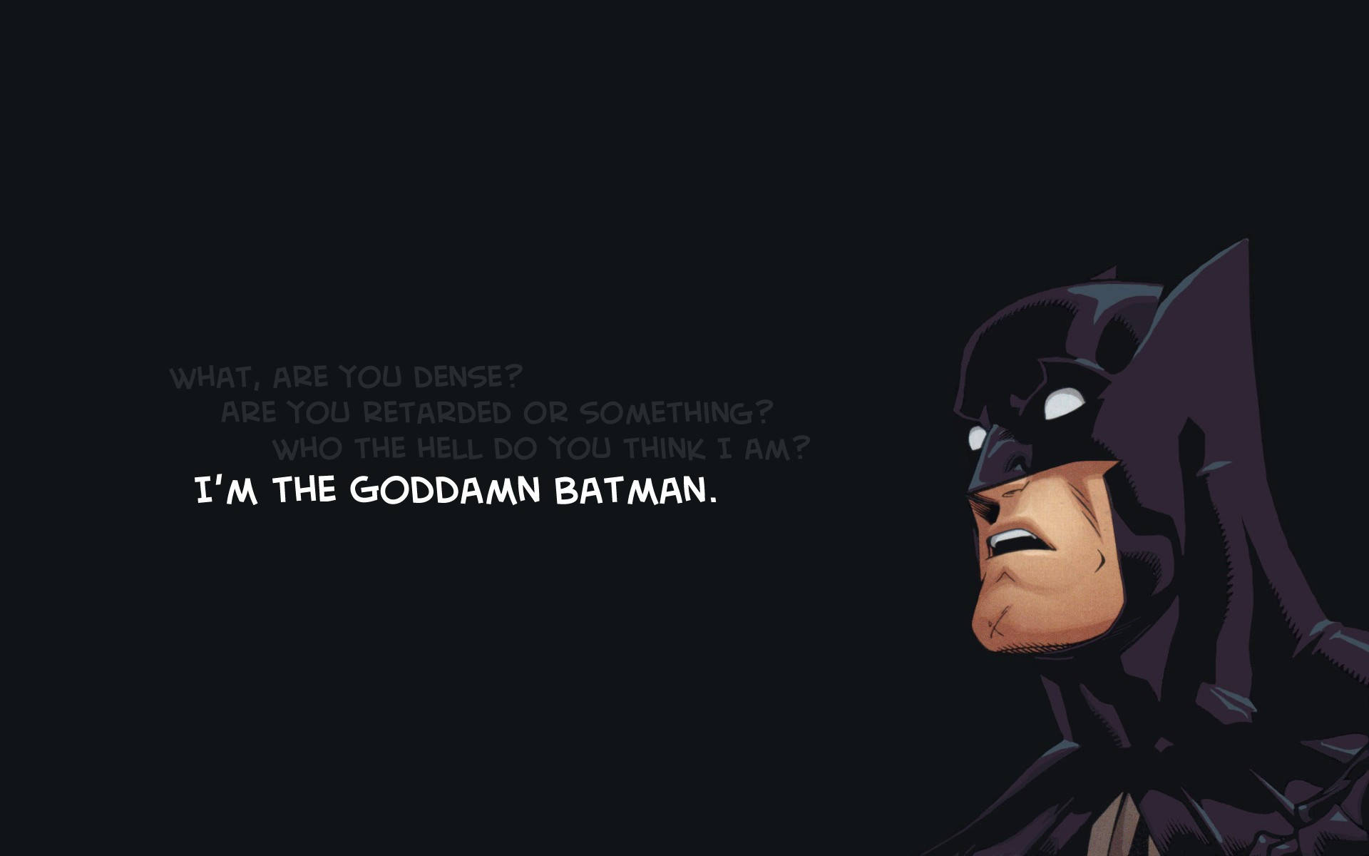 Shocked Batman Quotes Background