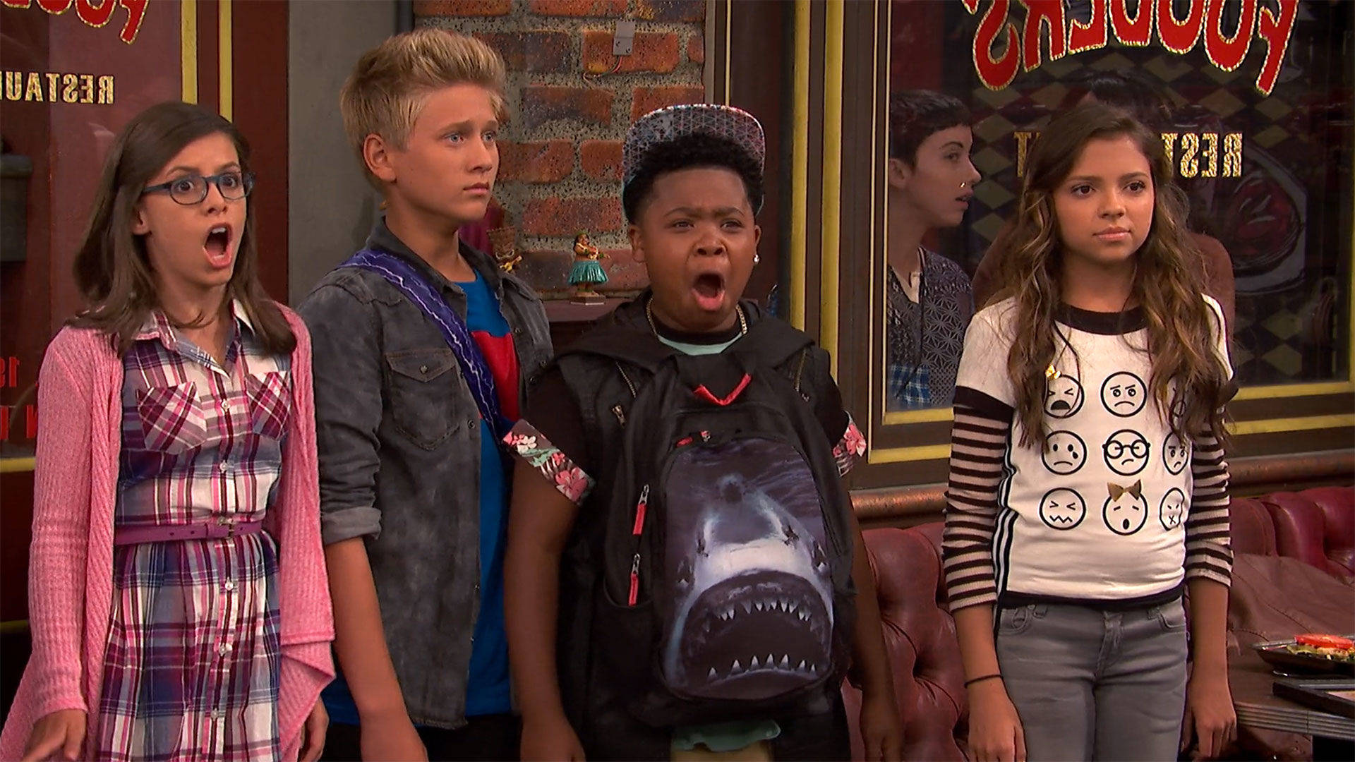 Shocked Game Shakers Team Background