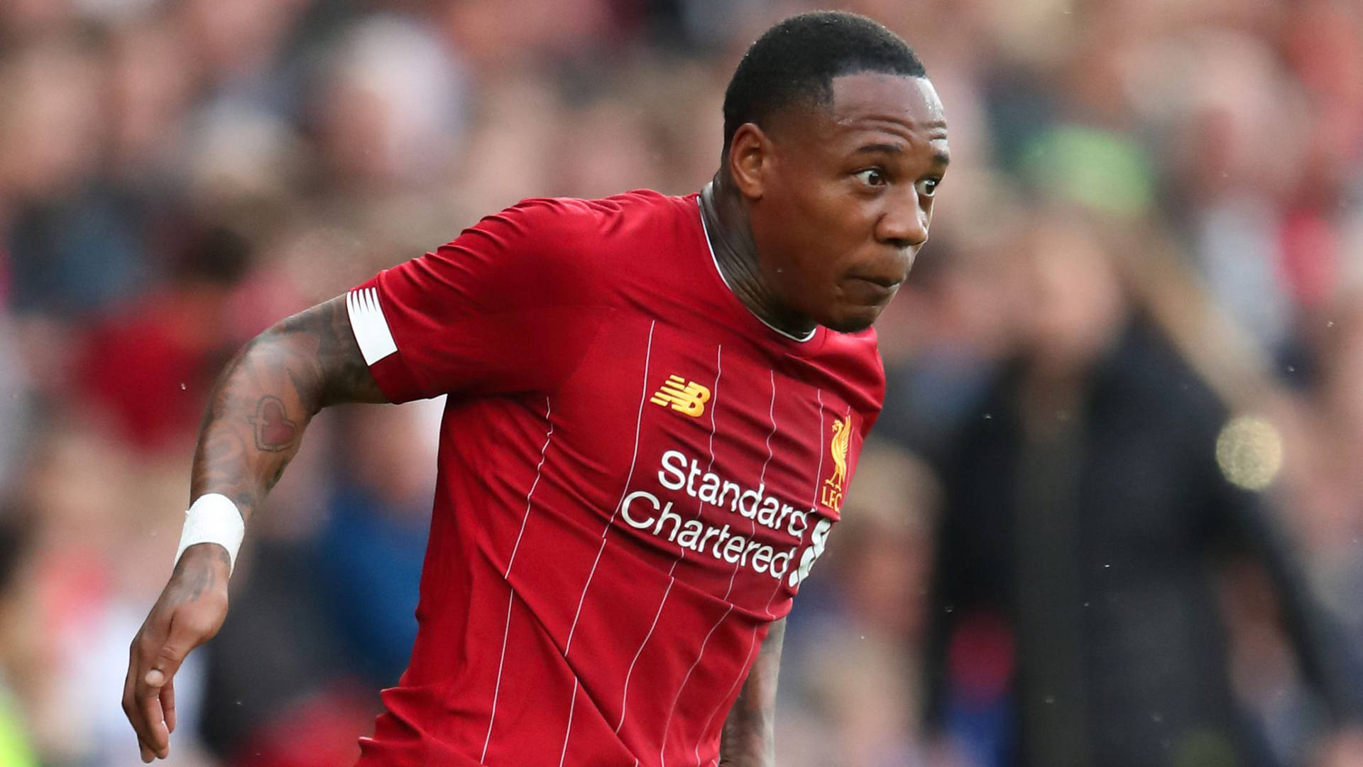 Shocked Nathaniel Clyne Side View Background