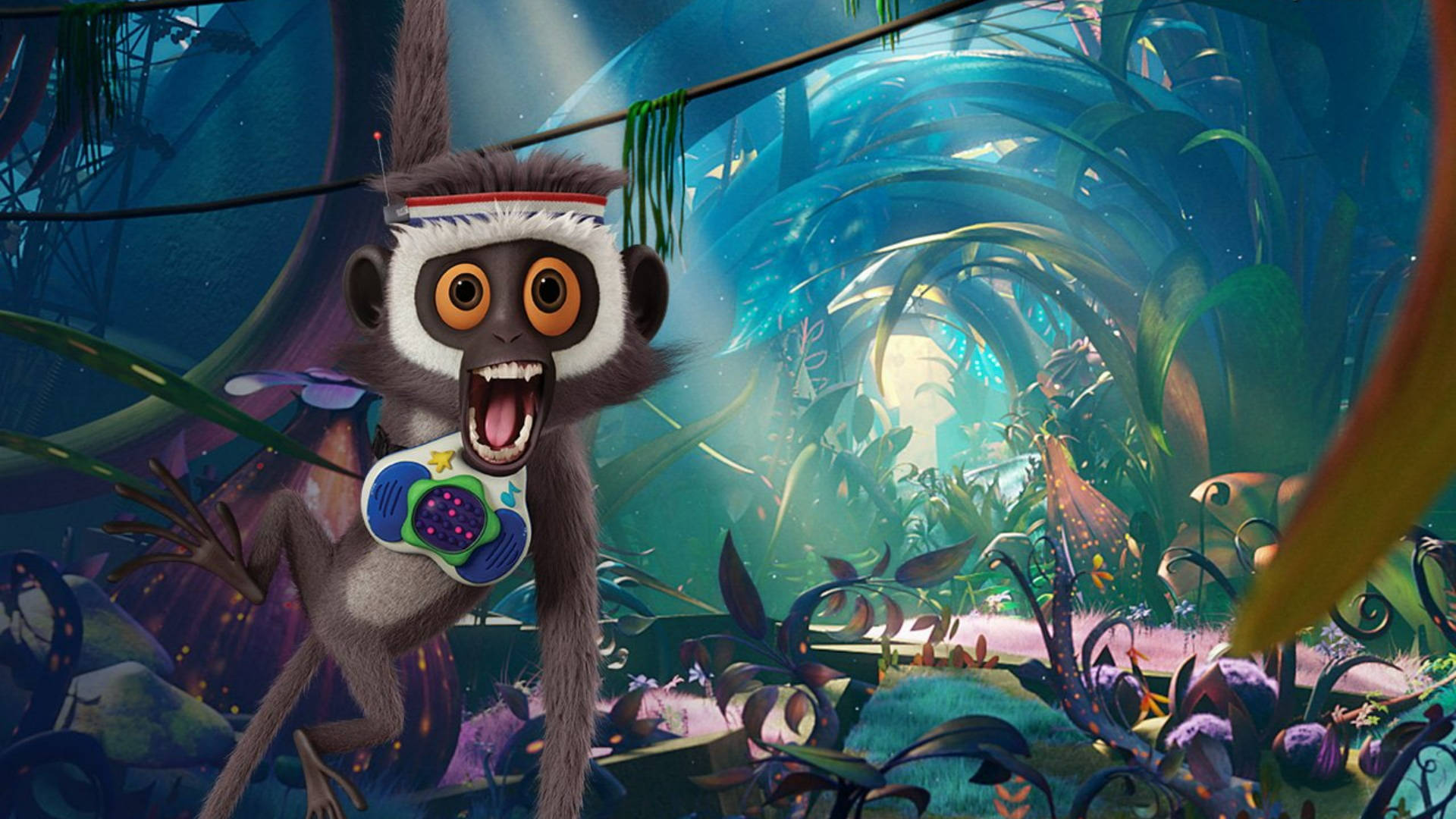 Shocked Steve The Monkey Cloudy With A Chance Of Meatballs 2 Background