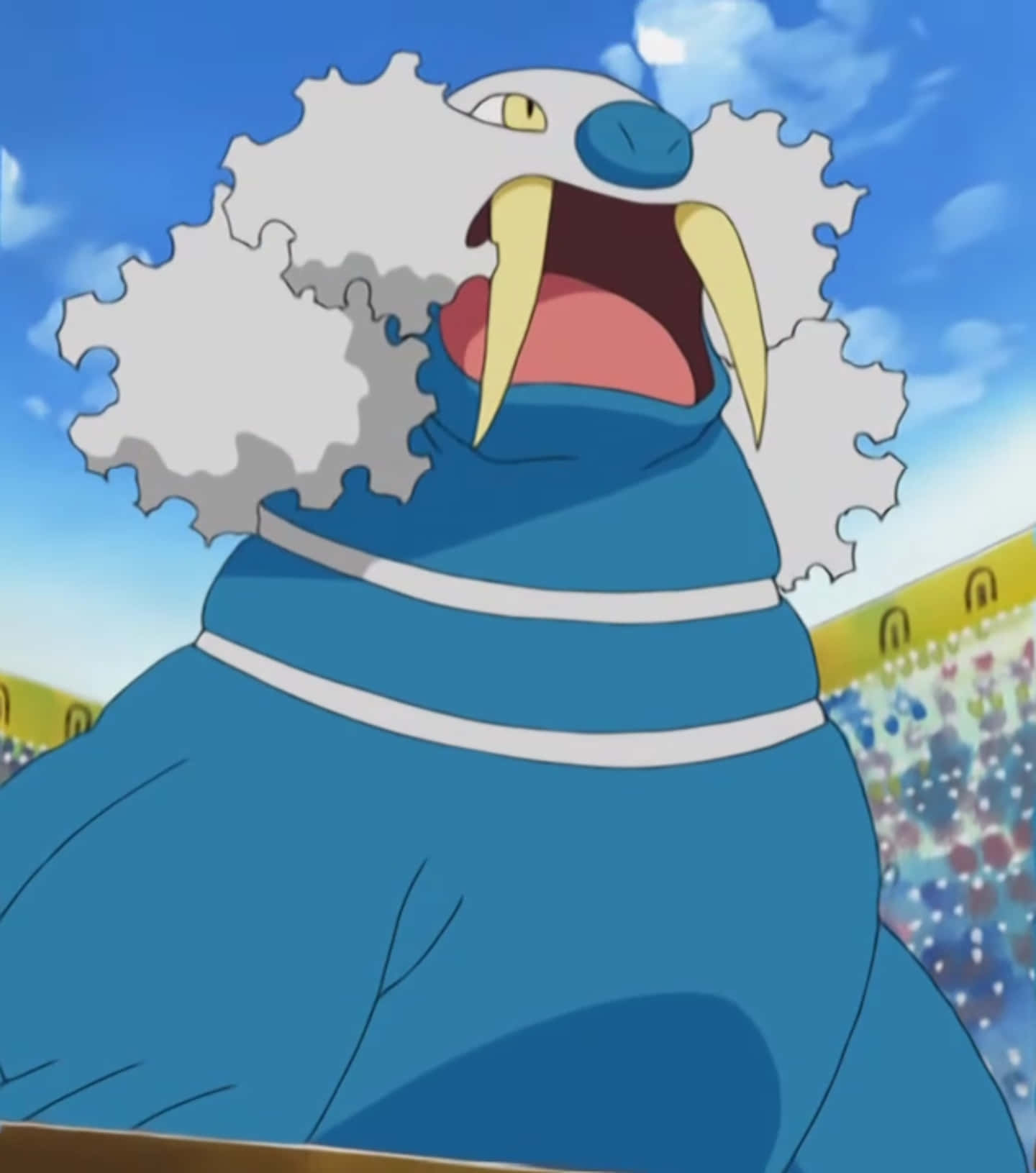 Shocked Walrein Background