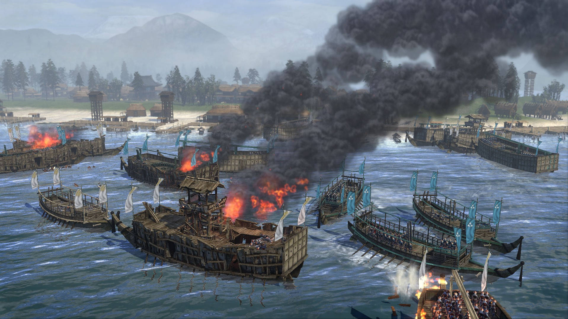 Shogun 2 Total War Battleships Background