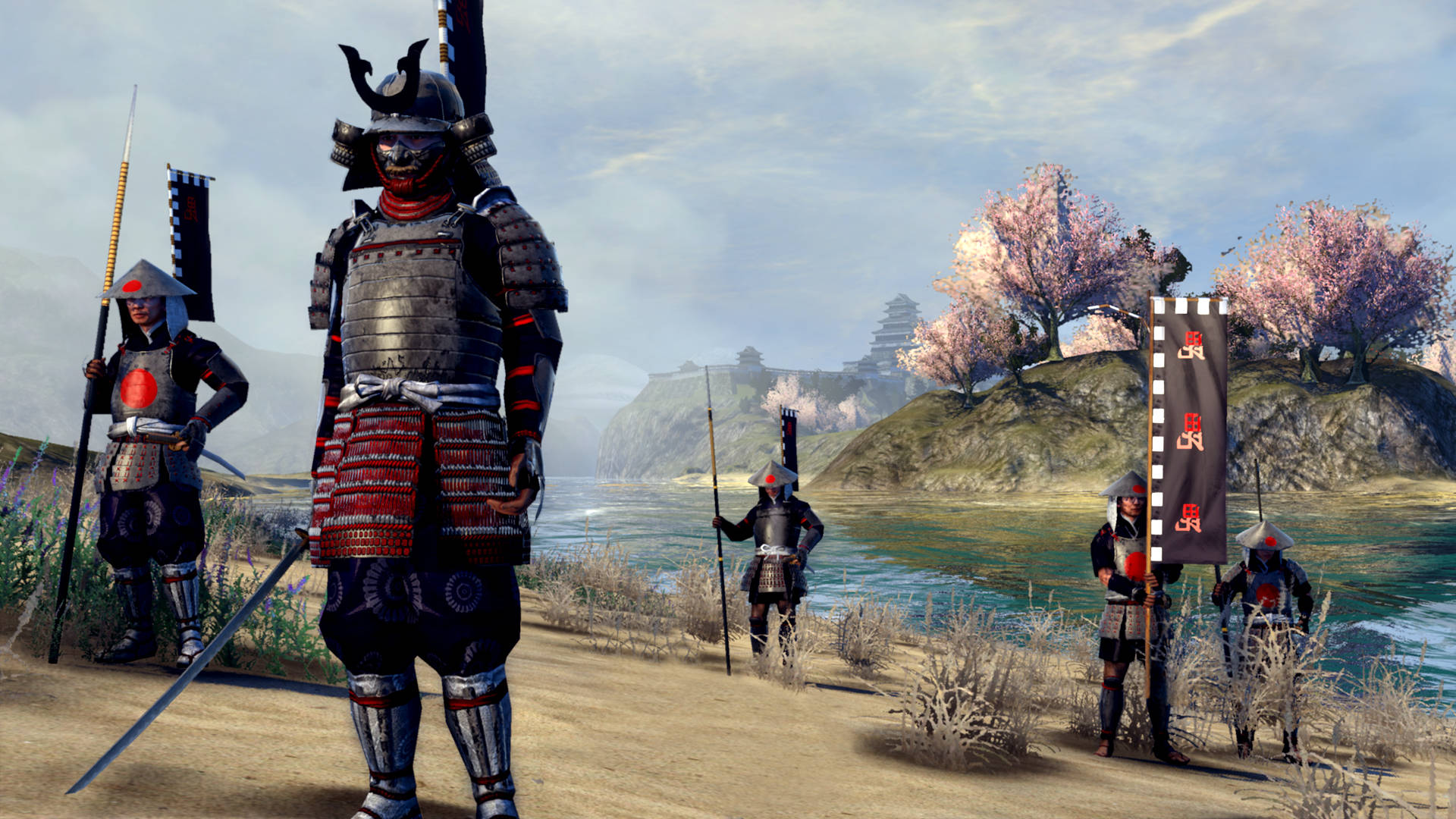 Shogun 2 Total War Knights On Stream Background