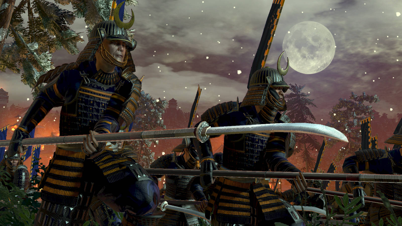 Shogun 2 Total War Night Battle Background