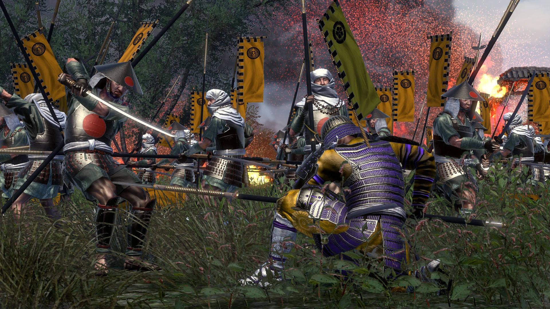 Shogun 2 Total War Spear Attack Background