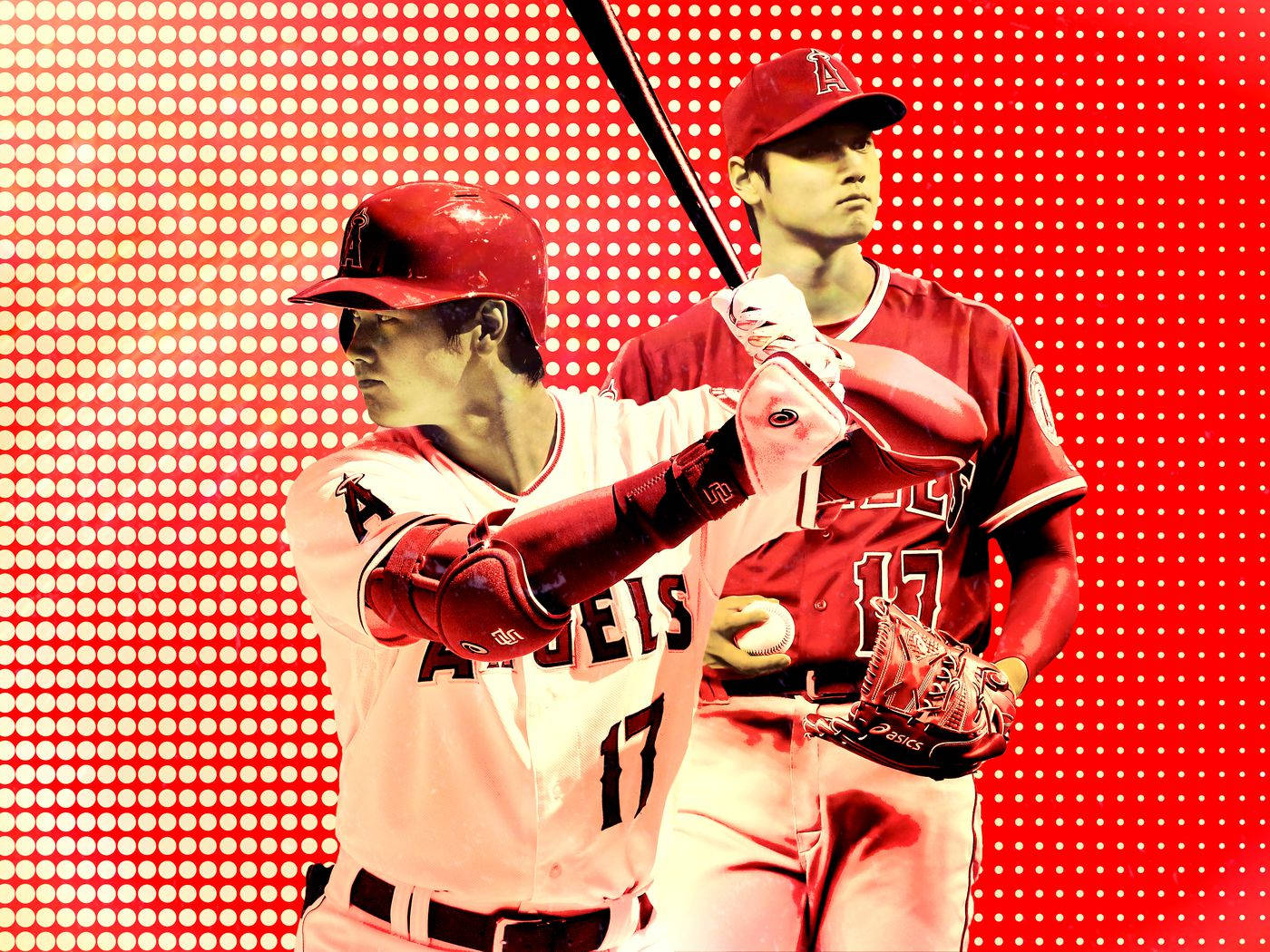 Shohei Ohtani Fan Made Art Background