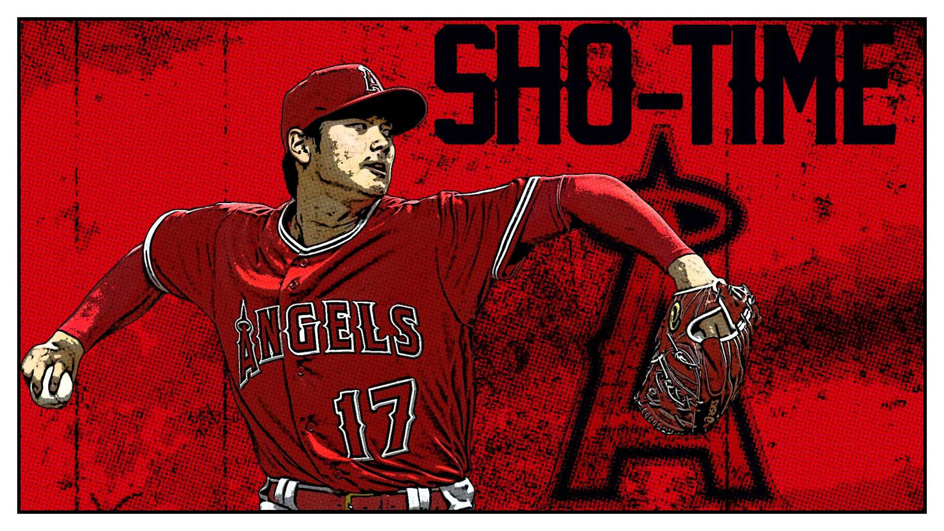 Shohei Ohtani Sho-time Fanart Background