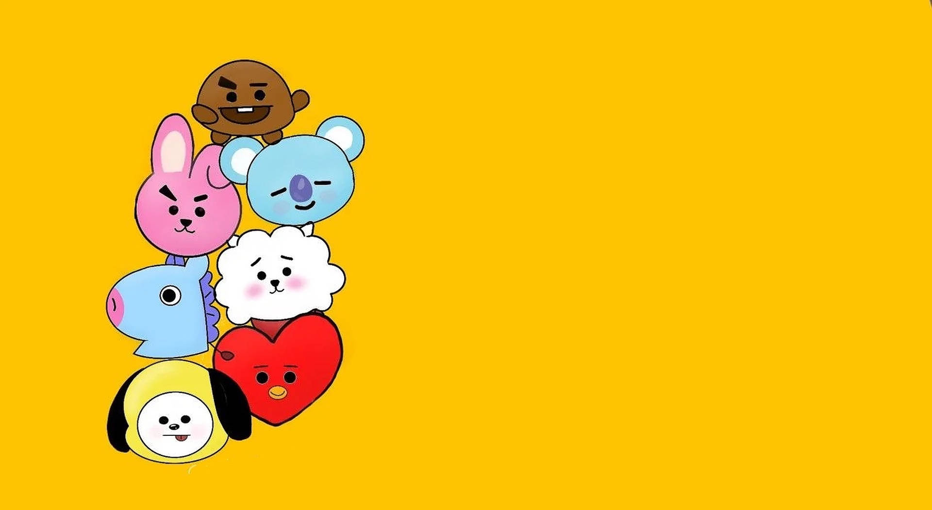 Shooky Bt21 And Friends Background