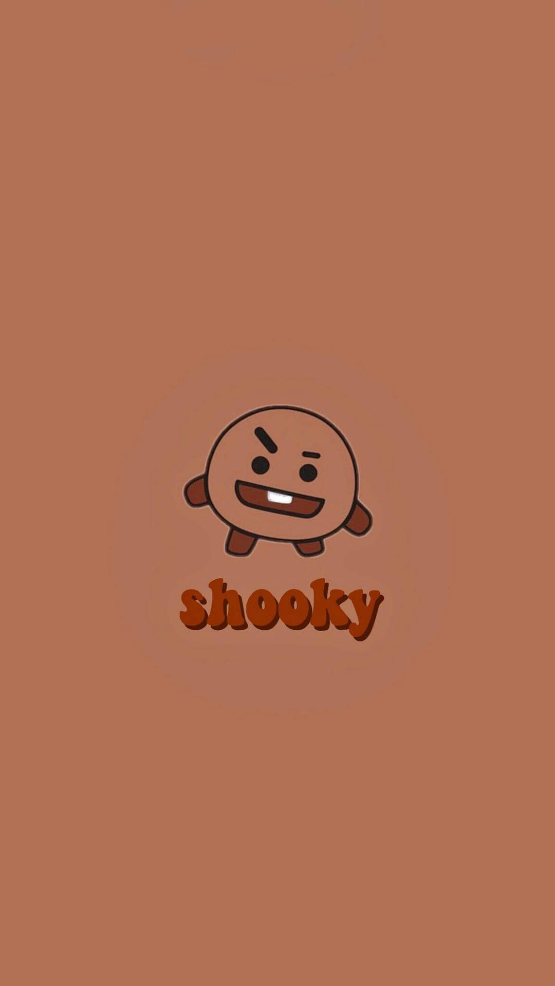 Shooky Bt21 Brown Poster Background