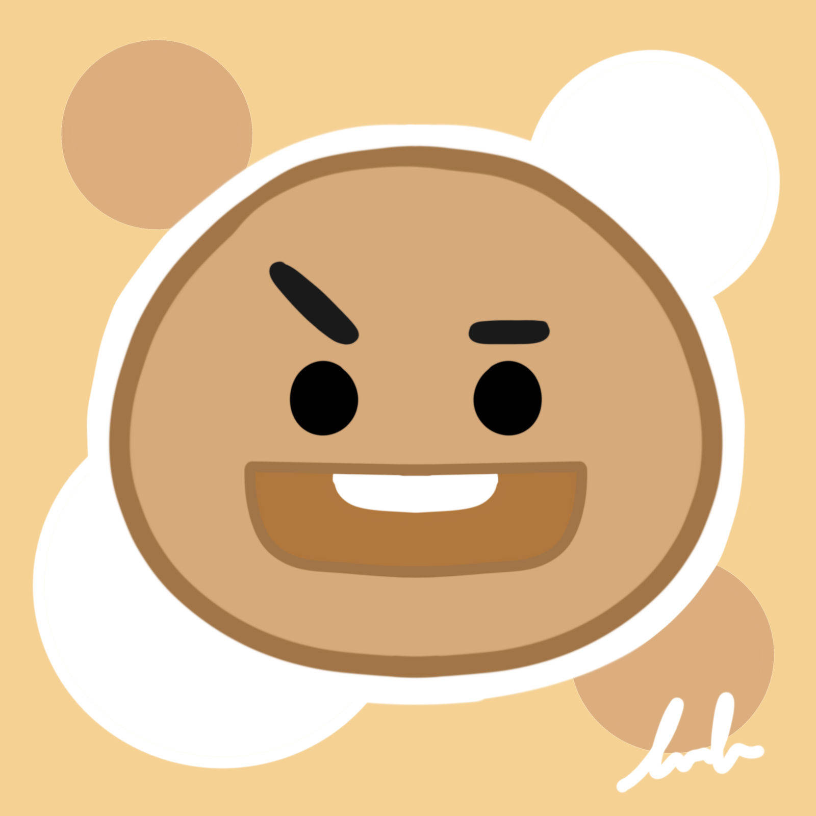 Shooky Bt21 Drawing Background