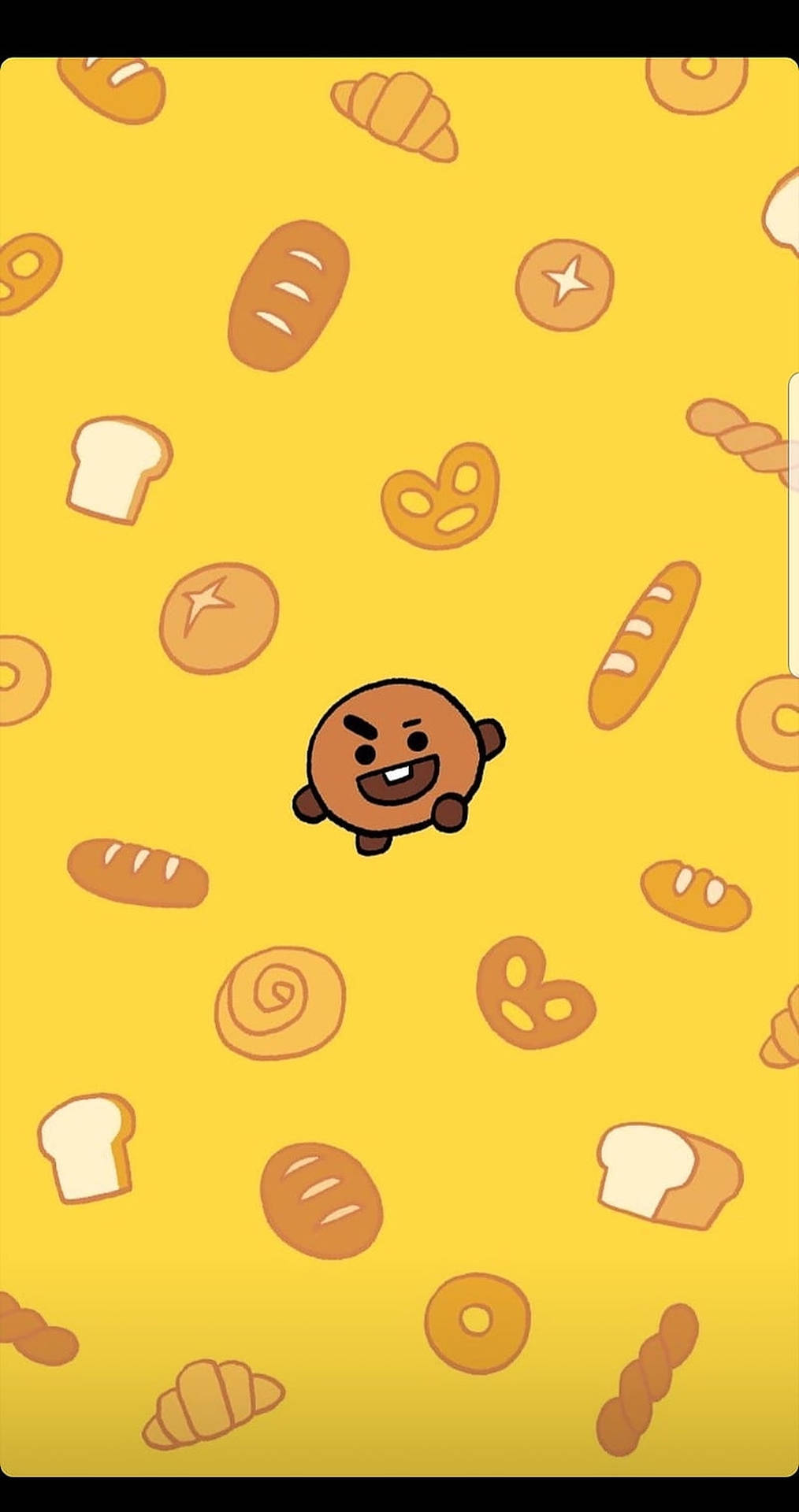 Shooky Bt21 Hopping Out Of Assorted Bread Pile