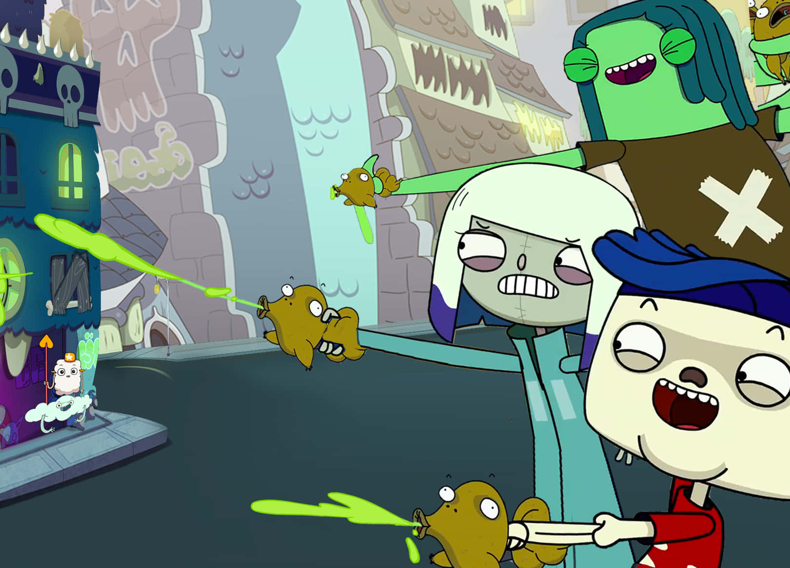 Shooting Green Splash Freaktown