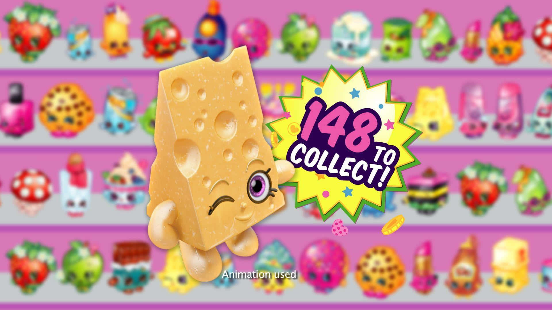 Shopkins Chee Zee Poster Background