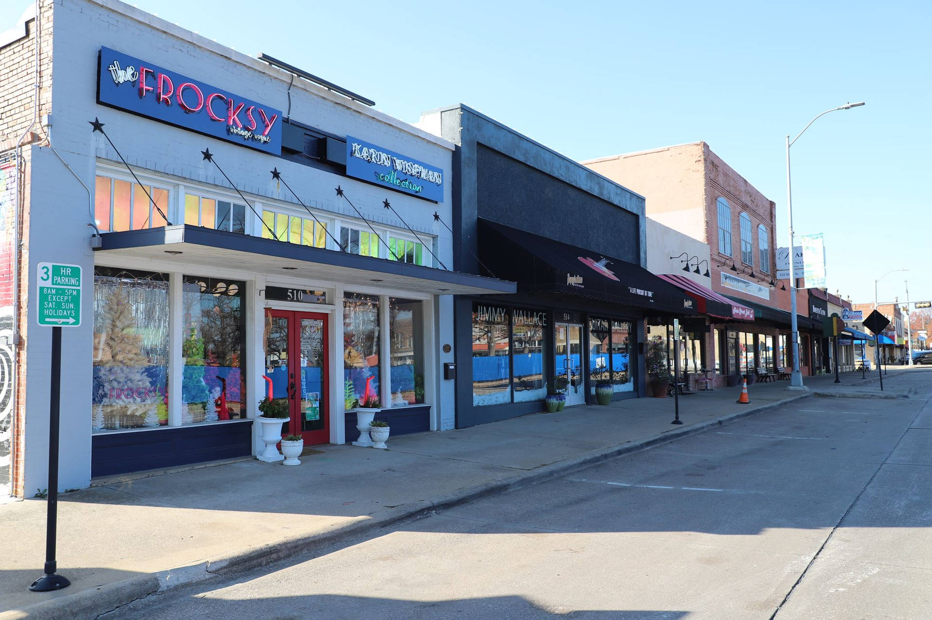 Shops At Downtown Garland Square Background